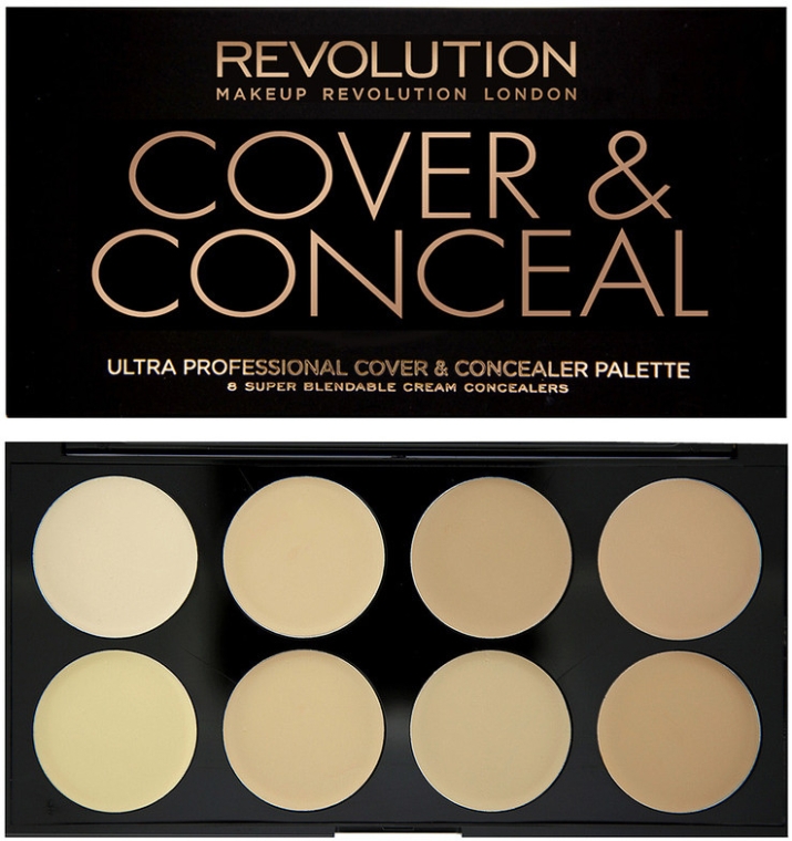 Консилер для лица - Makeup Revolution Ultra Cover and Conceal Palette