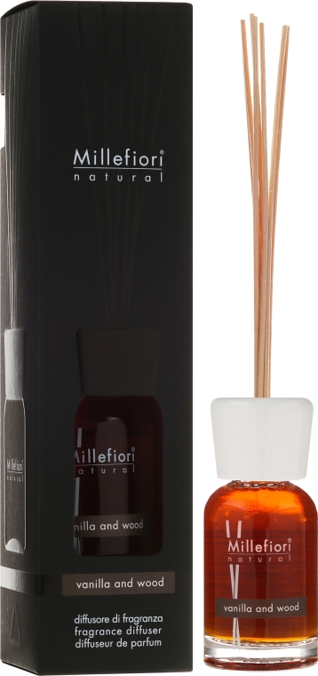 Аромадиффузор "Ваниль и дерево" - Millefiori Milano Natural Diffuser Vanilla & Wood  — фото N3