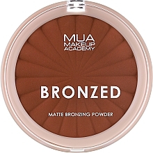 Бронзирующая пудра для лица - MUA Bronzed Matte Bronzing Powder — фото N2