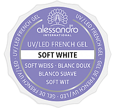 Духи, Парфюмерия, косметика Гель для ногтей - Alessandro International French Gel Soft White 