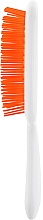 Расческа для волос, белая с оранжевым - Janeke Superbrush — фото N2