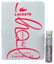 Духи, Парфюмерия, косметика 	Lacoste Joy of Pink - Туалетная вода (пробник)