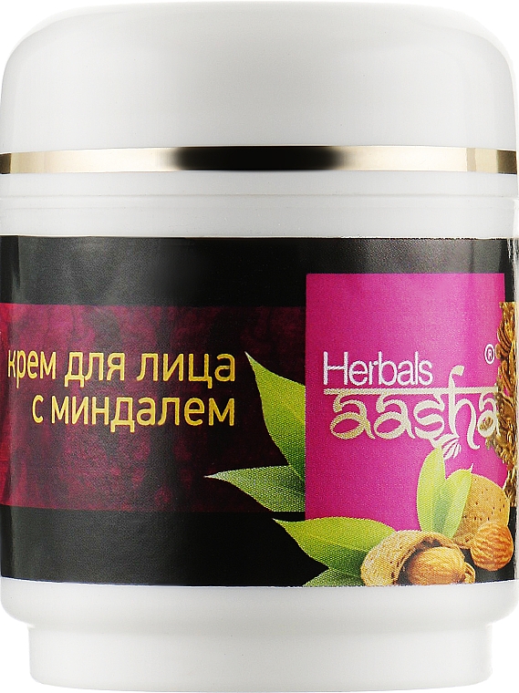 Крем для лица с миндалем - Aasha Herbals Cream