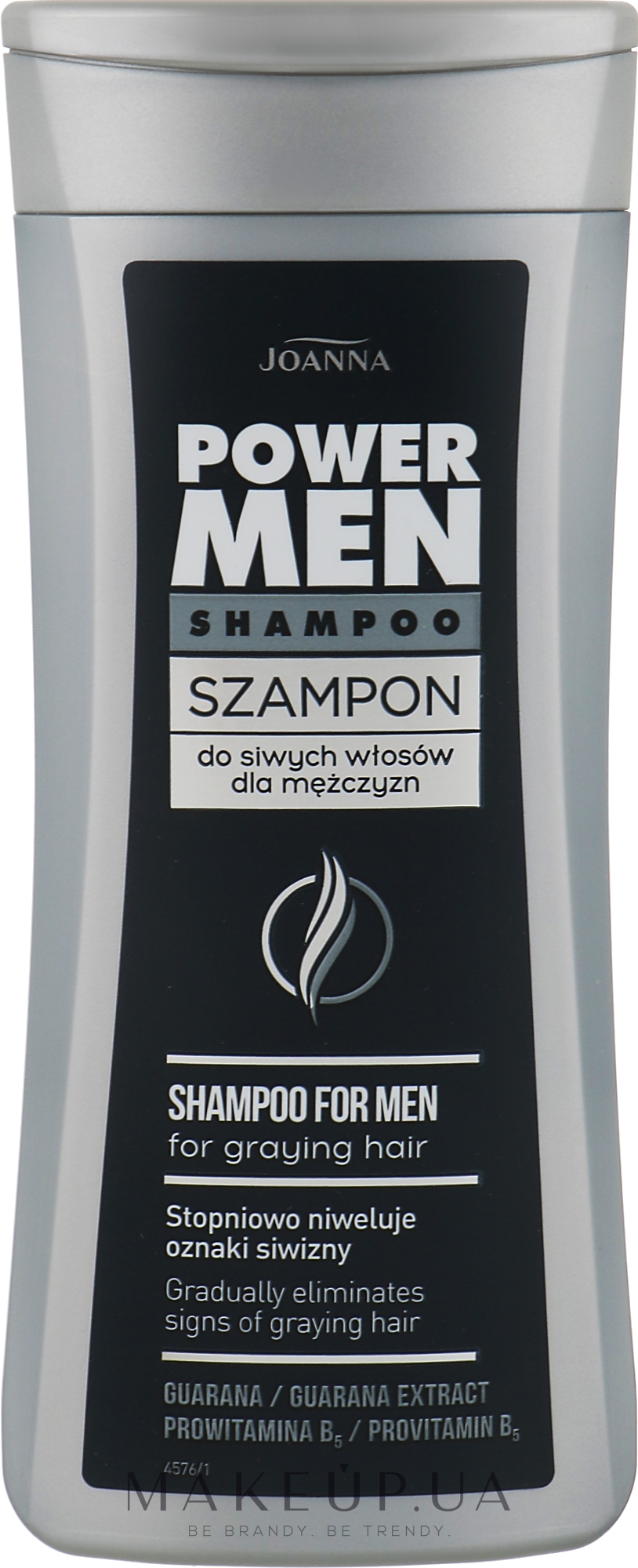 Шампунь для чоловіків для сивого волосся - Joanna Power Graying Hair Shampoo For Men — фото 200ml