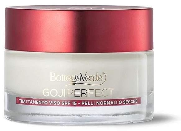 Крем для лица - Bottega Verde Goji Perfect Intensive Anti-Wrinkle And Antioxidant Treatment SPF15 — фото N2