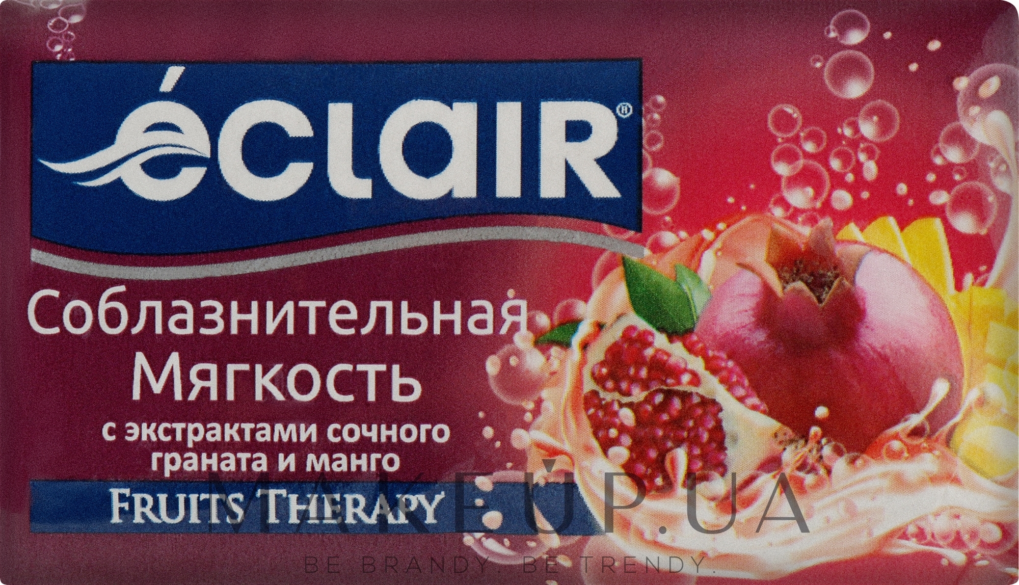 Мило туалетне "Спокуслива м'якість з екстрактом соковитого граната і манго" - Eclair Fruits Therapy — фото 90g