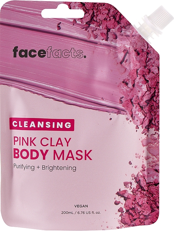 Очищувальна маска для тіла з рожевою глиною - Face Facts Cleansing Pink Clay Body Mask — фото N1