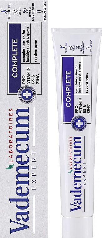 Зубна паста вітамінізована - Vademecum ProVitamin Complex Complete Toothpaste — фото N2