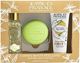 Jeanne en Provence Verveine - Набір (edp/60ml + soap/100g + h/cr/75ml) — фото N1