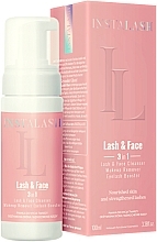 Парфумерія, косметика Засіб для очищення вій - InstaLASH Lash & Face Cleanser