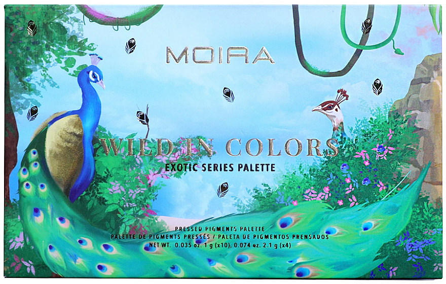 Палетка теней для век - Moira Wild In Colors Palette — фото N2