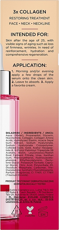 Сыворотка для лица с коллагеном - Eveline Cosmetics Serum Shot 3X Collagen — фото N4
