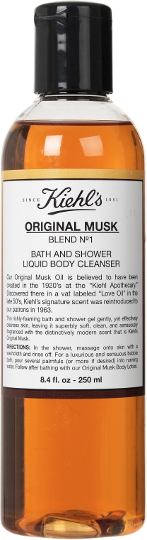 Гель для душу "Мускус" - Kiehl's Musk Bath and Shower Liquid Body Cleanser — фото N1