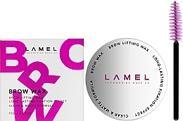 Фиксирующий воск для бровей - LAMEL Make Up Brow Lifting Wax — фото N3