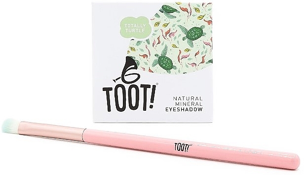 Набор - Toot! Totally Turtle Eyeshadow Box Set (eyesh/2,3g + brush/1pcs) — фото N2