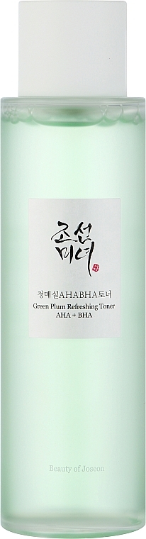 Тонер для лица с кислотами - Beauty of Joseon Green Plum Refreshing Toner AHA + BHA