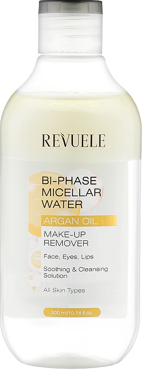 Двухфазная мицеллярная вода с аргановым маслом - Revuele Bi Phase Micellair Water With Argan Oil — фото N1