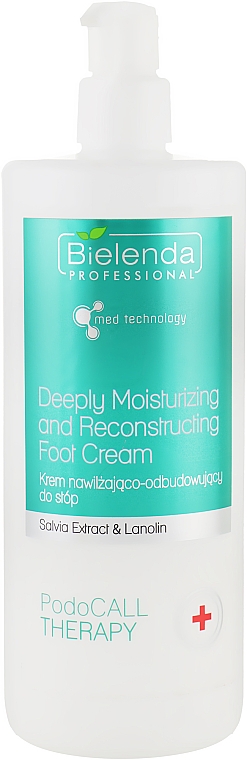Зволожувальний і відновлюючий крем для ніг - Bielenda Professional PodoCall Therapy Deeply Moisturizing And Reconstructing Foot Cream — фото N3