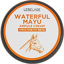 Крем для лица с экстрактом лошадиного масла - Lebelage Waterful Mayu Ampule Cream — фото N2