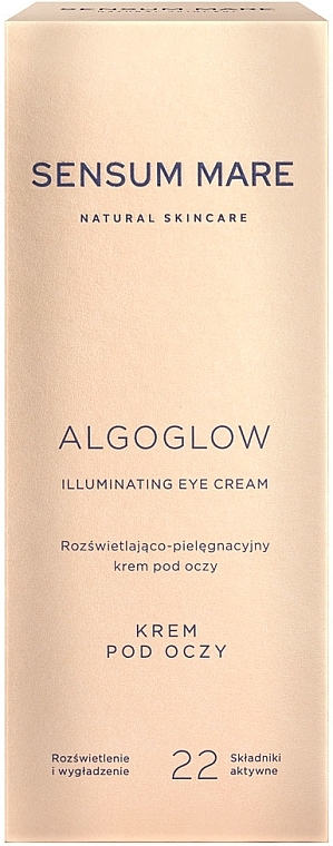 Осветляющий и ухаживающий крем для кожи вокруг глаз - Sensum Mare Algoglow Illuminating Eye Cream — фото N2