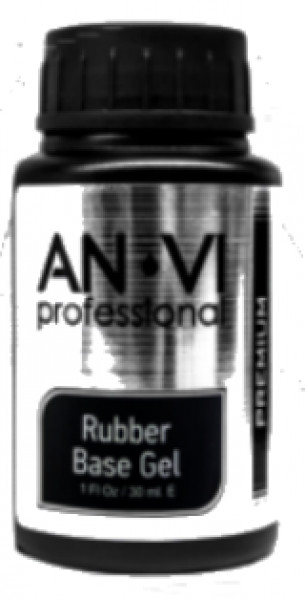 Каучуковая основа для гель-лака AN-VI - Professional Rubber Base Gel — фото N2