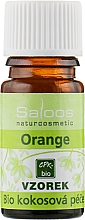 Кокосовое масло "Апельсин" - Saloos Coconut Oil Orange (мини) — фото N1