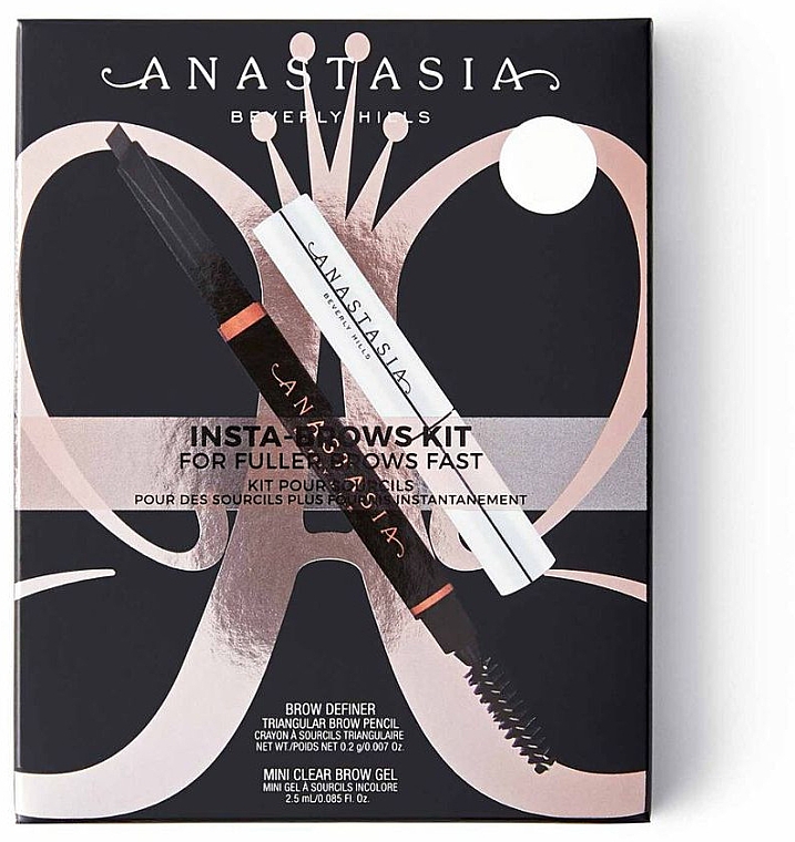 Набір для брів - Anastasia Beverly Hills Insta Brows Kit (b/pencil/0.2ml + b/gel/2.5ml) — фото N1