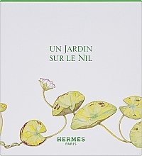 Hermes Un Jardin sur le Nil - Набір (edt/100ml + edt/15ml + sh/gel/40ml) — фото N1