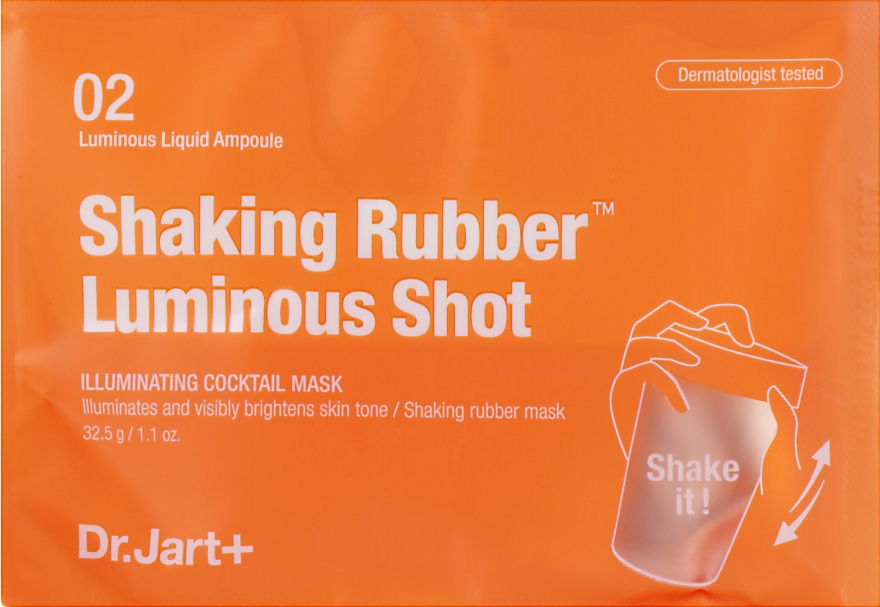 Маска-альгінатний коктейль "Сяйво & Детокс" - Dr.Jart+ Shake & Shot — фото N4