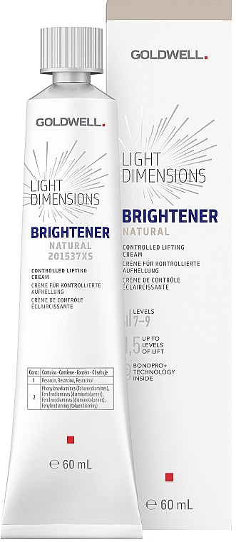 Осветляющая крем-краска для волос - Goldwell Light Dimensions Brightener Natural Levels 7-9 — фото N1