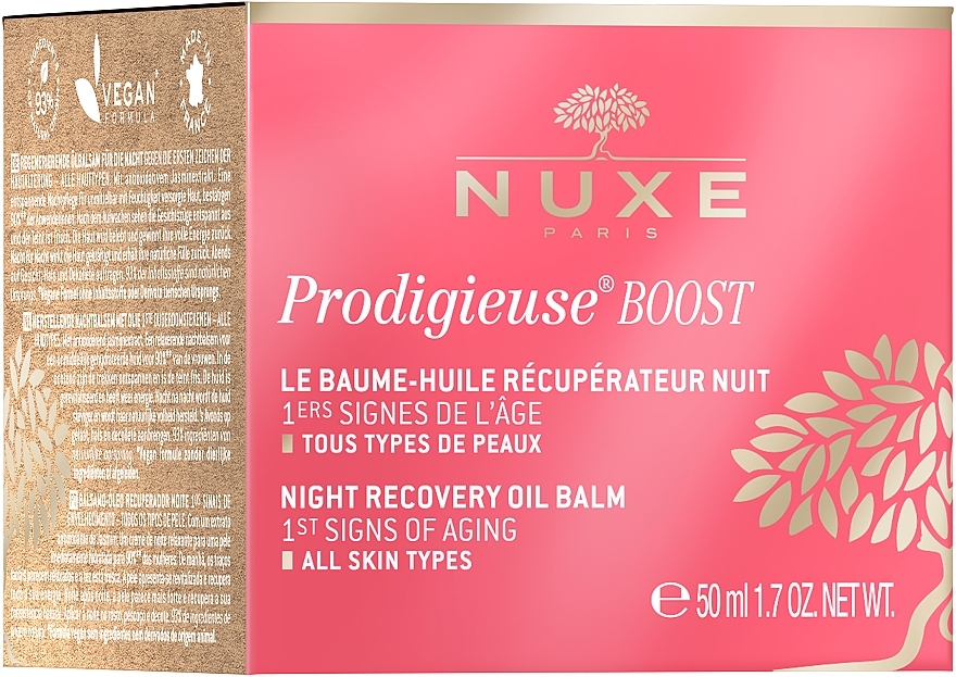 Нічний відновлювальний бальзам - Nuxe Creme Prodigieuse Boost Night Recovery Oil Balm — фото N2