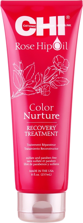 Восстанавливающая маска с маслом розы и кератином - Chi Rose Hip Oil Recovery Treatment — фото N1