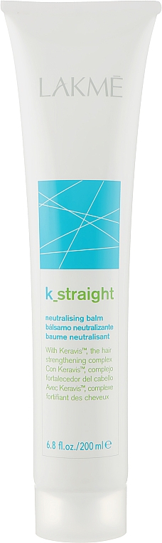 Бальзам-нейтралізатор для випрямлення волосся - Lakme K.Straight Neutralising Balm — фото N1