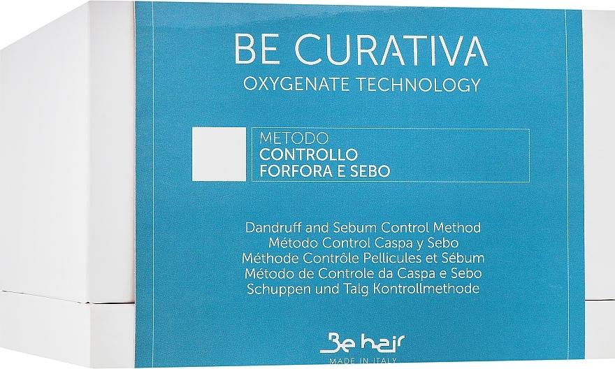 УЦІНКА Набір "Контроль лупи і себореї" - Be hair Be Curativa (smp/150ml + h/gel/3*30ml + h/ser/3*10ml) * — фото N1