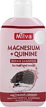 Стимулювальний шампунь для тонкого й пошкодженого волосся - Milva Quinine Hair Repair Shampoo — фото N1
