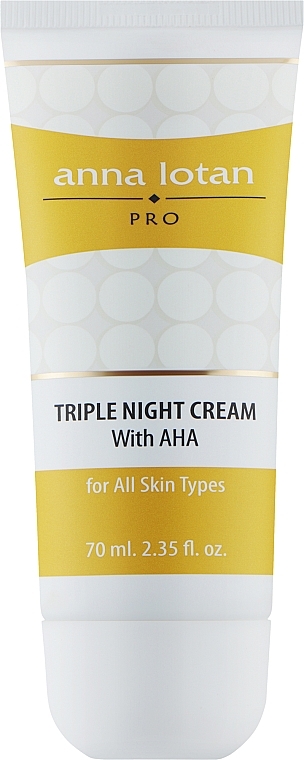 Восстанавливающий ночной крем для лица тройного действия - Anna Lotan Pro Triple Night Cream — фото N1