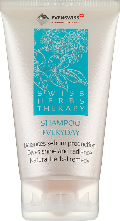 Шампунь для щоденного використання - Evenswiss Shampoo Everyday Swiss Herbs Therapy — фото N1
