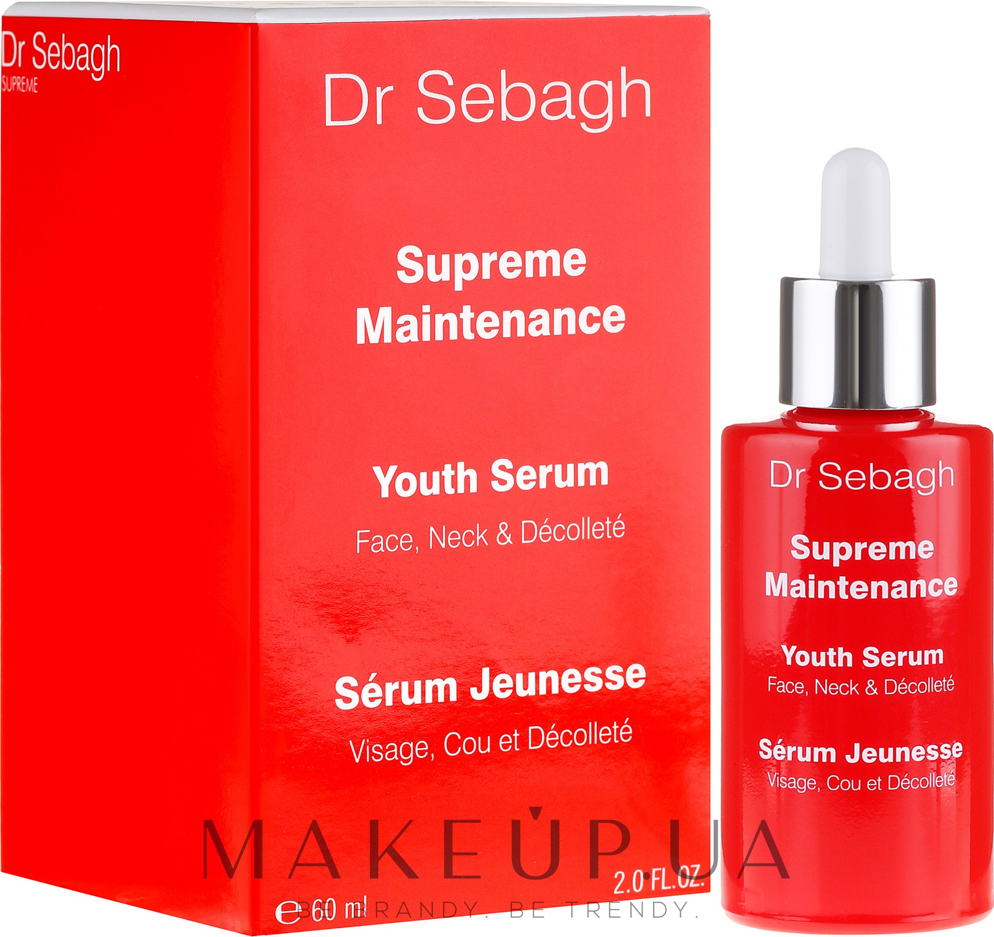 Высококонцентрированная сыворотка молодости для лица - Dr Sebagh Supreme Maintenance Youth Serum — фото 60ml