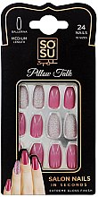 Парфумерія, косметика Набір накладних нігтів - Sosu by SJ False Nails Medium Balerina Pillow Talk