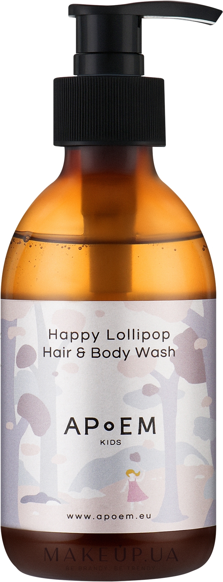 Гель для душа - APoEM Happy Hair & Body Wash 2-in-1 Shampoo & Shower Gel — фото 250ml