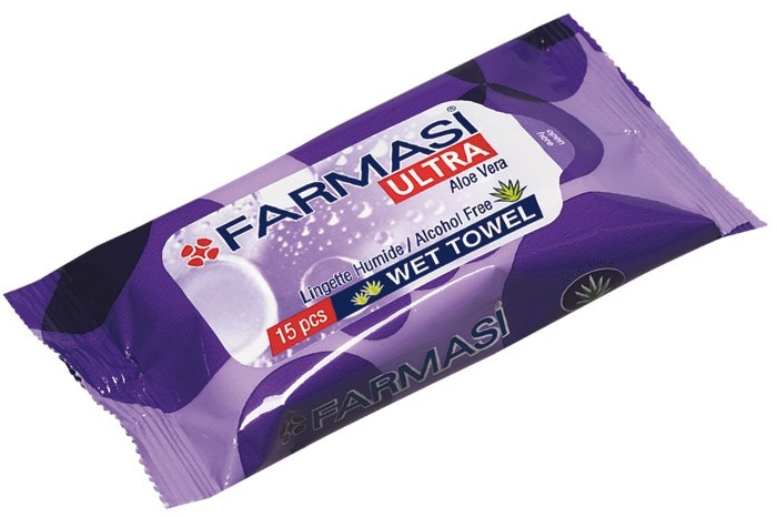 Влажные салфетки "Алоэ Вера" - Farmasi Ultra Aloe Vera Wet Wipe — фото N1
