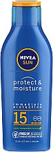 Сонцезахисний зволожувальний лосьйон для тіла - NIVEA Sun Protect & Moisture Sun Lotion SPF15 — фото N2