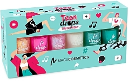 Набор лаков для ногтей - Maga Cosmetics Teen Drops Tik Tok Star V.02 — фото N1