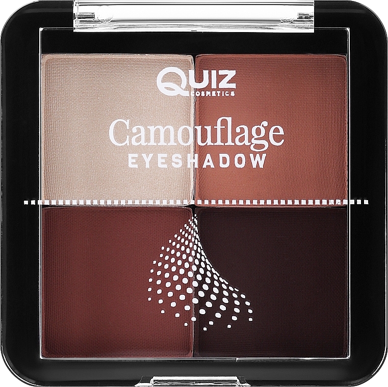 Четырехцветные тени для век - Quiz Cosmetics Camouflage Eyeshadow 4 — фото N2