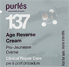 Омолаживающий крем для лица - Purles Clinical Repair Care 137 Age Reverse Cream (пробник) — фото N1