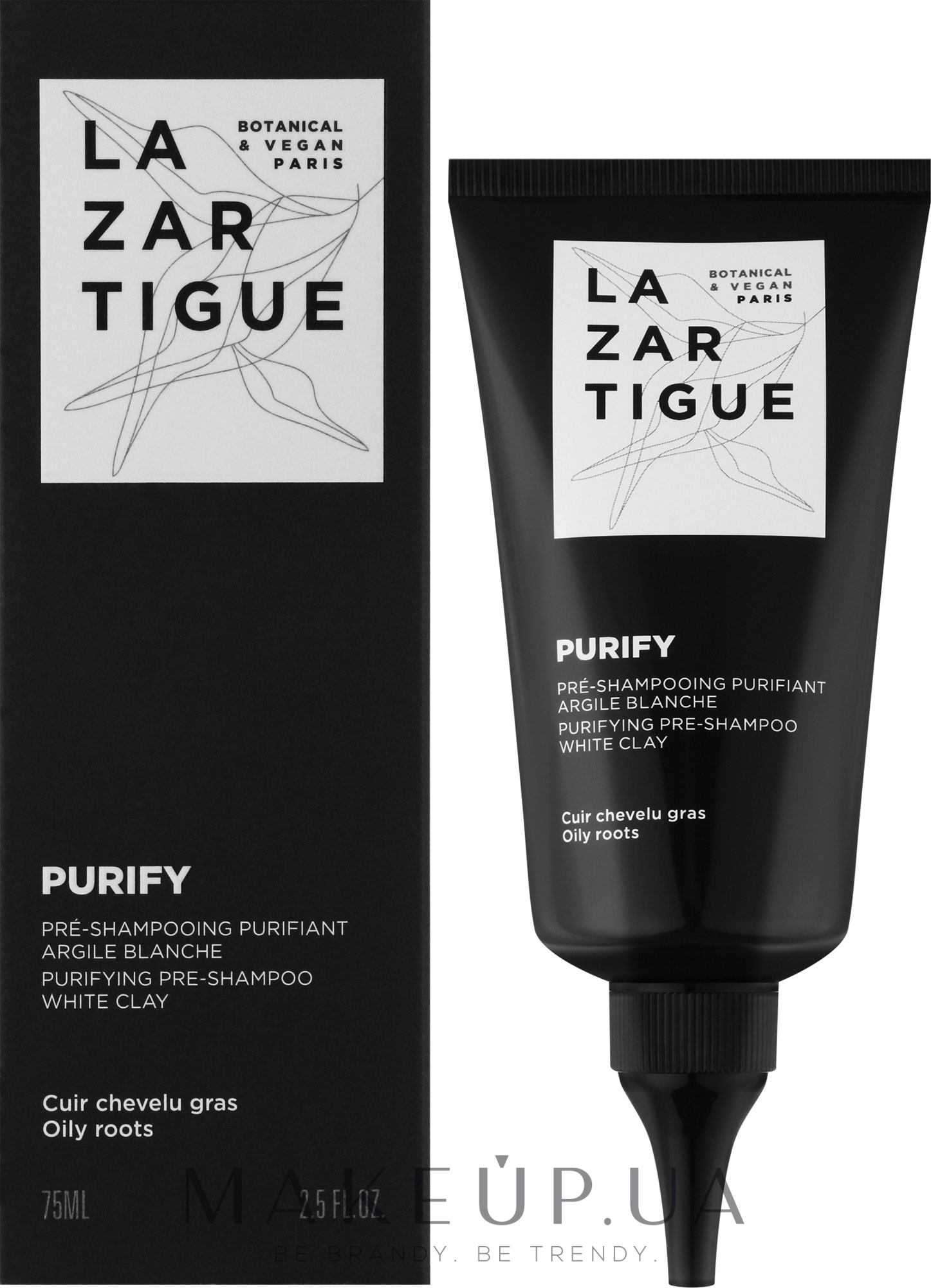 Очищувальний антибактеріальний пре-шампунь - Lazartigue Purify Purifying Pre-Shampoo White Clay — фото 75ml