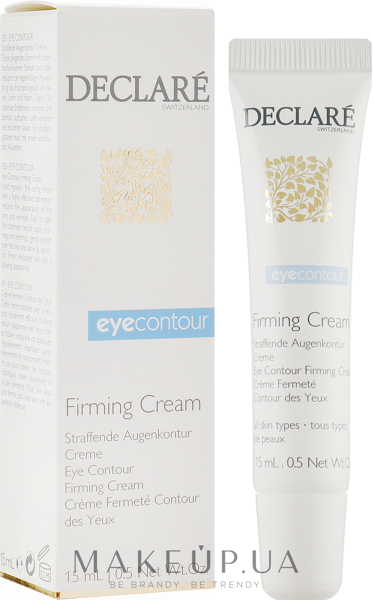 Подтягивающий крем для кожи вокруг глаз - Declare Eye Contour Firming Cream — фото 15ml
