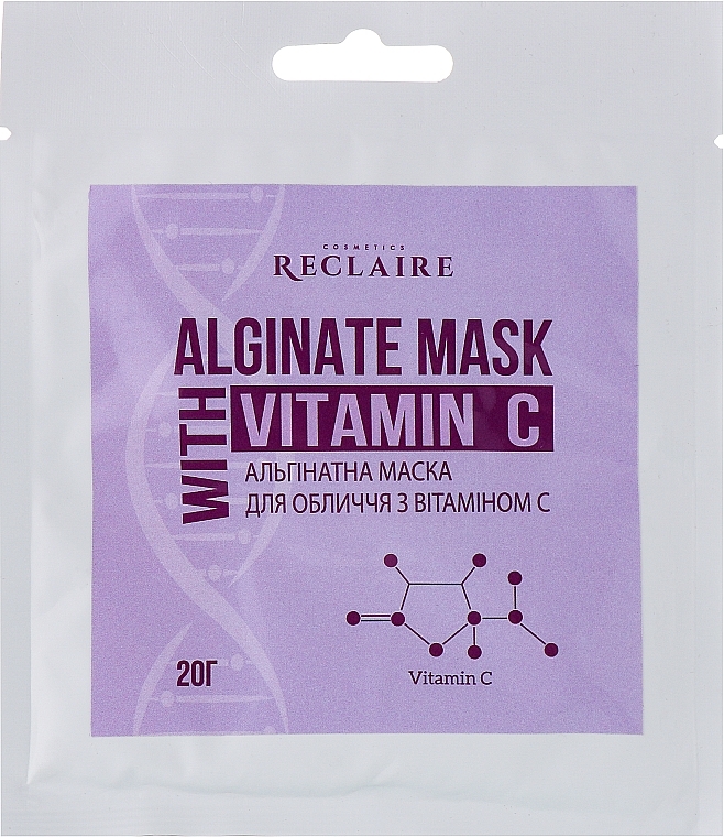 Альгинатная маска для лица с витамином С - Reclaire Alginate Mask With Vitamin C — фото N1