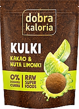 Энергетические шарики с какао и лаймовым вкусом - Dobra Kaloria RAW Superfoods Balls Cacao & Lime — фото N1