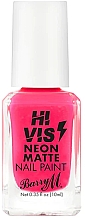 Парфумерія, косметика Лак для нігтів - Barry M Hi Vis Neon Matte Nail Paint